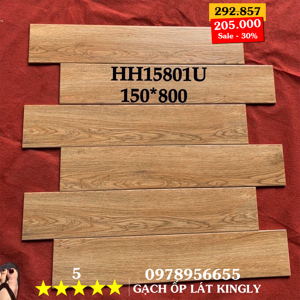 Gạch giả gỗ Trung Quốc 15x80 HH15801U